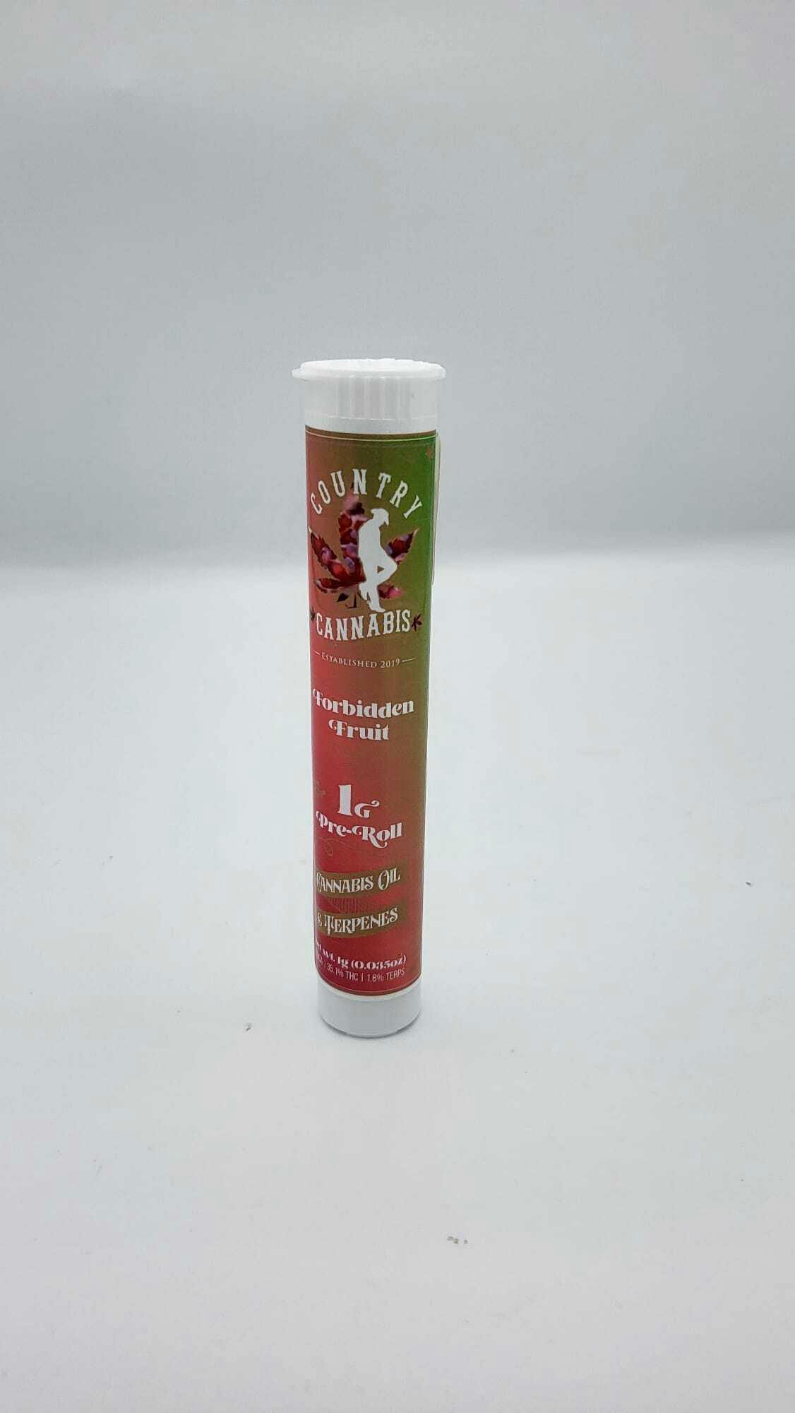 Forbidden Fruit | Infused Pre-Roll | 1G by Country Cannabis