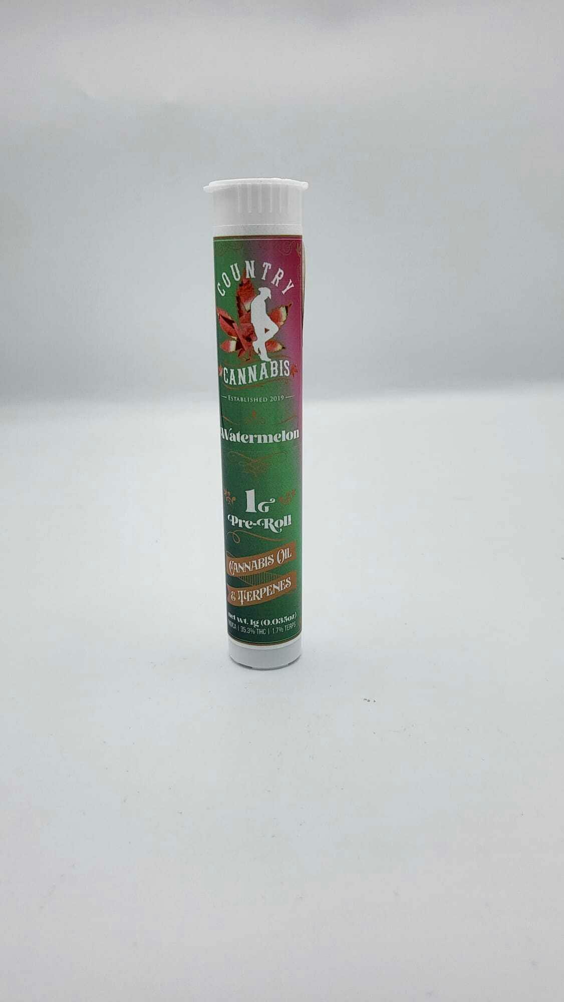 Watermelon | Infused Pre-Roll | 1G by Country Cannabis