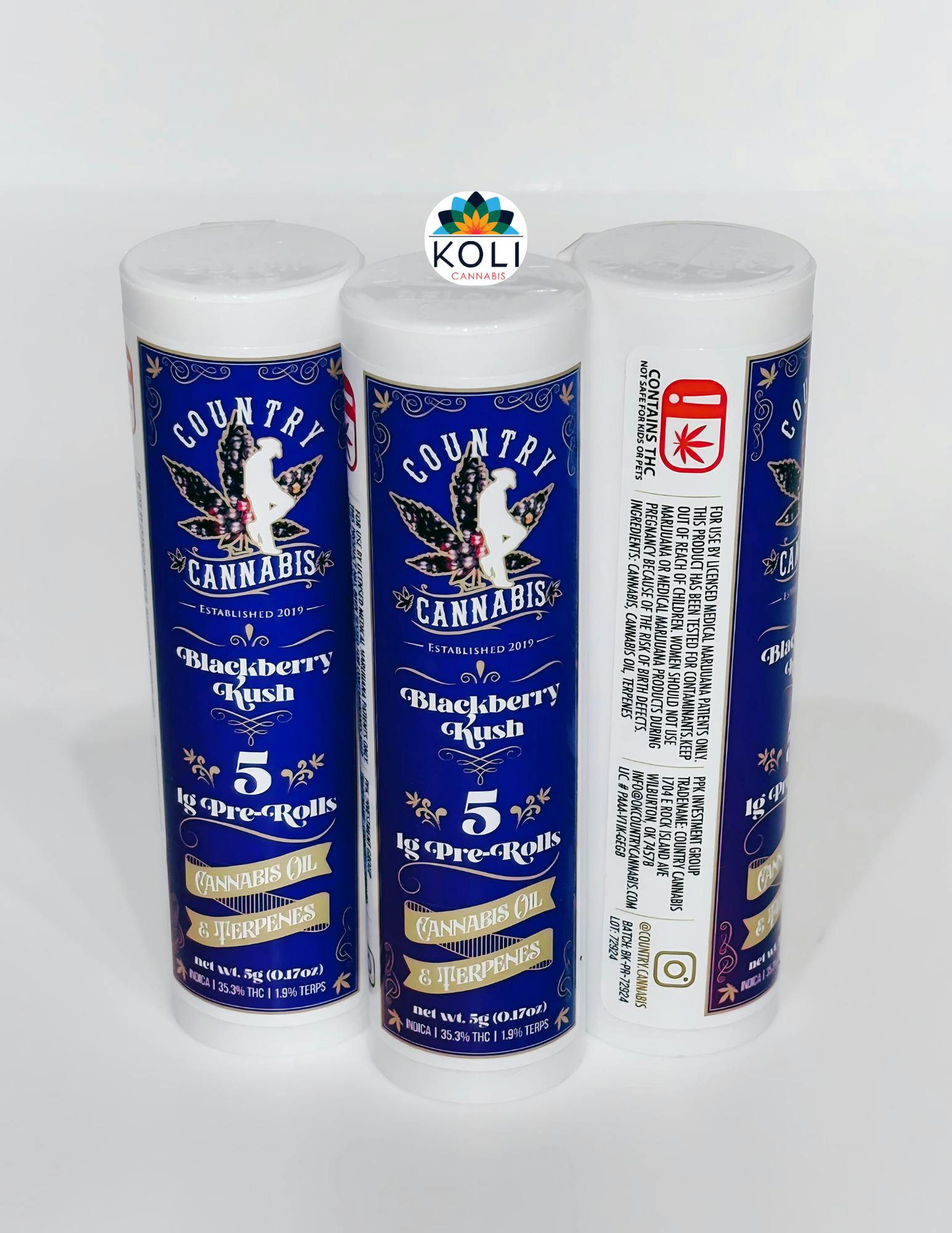 Blackberry | Infused Pre-Roll | 1G | 5pk