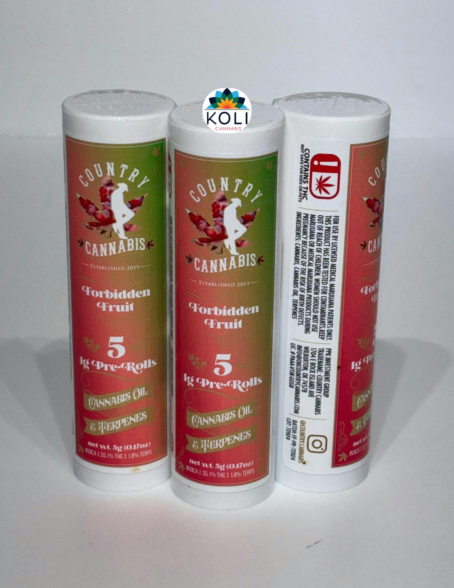 Forbidden Fruit | Infused Pre-Roll | 1G | 5pk