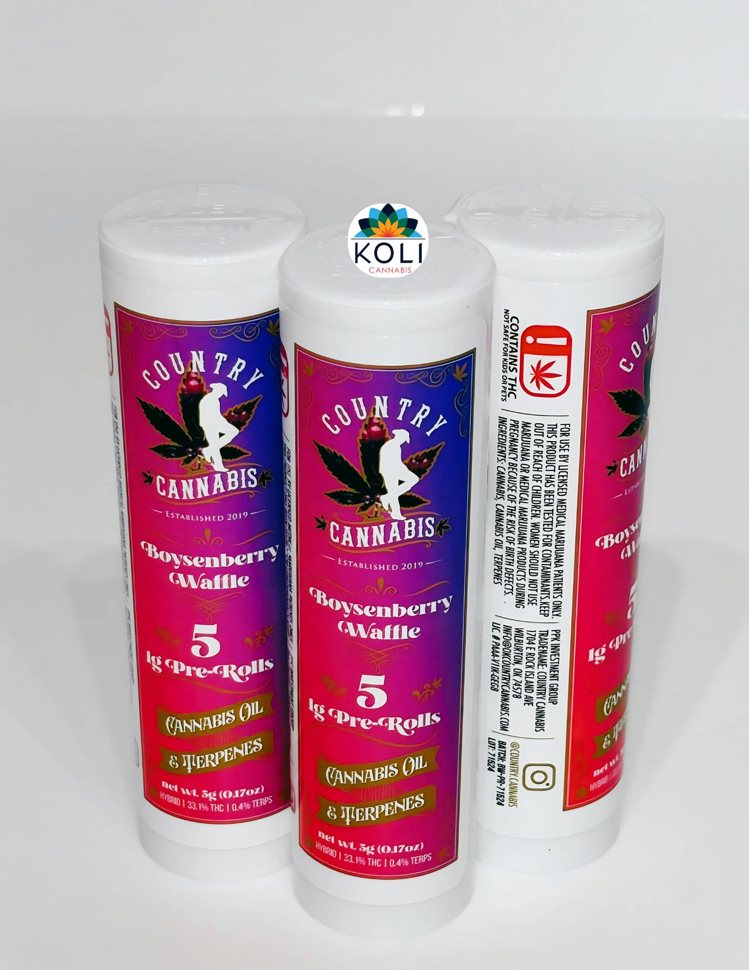Boysenberry Waffle | Infused Pre-Roll | 1G | 5pk