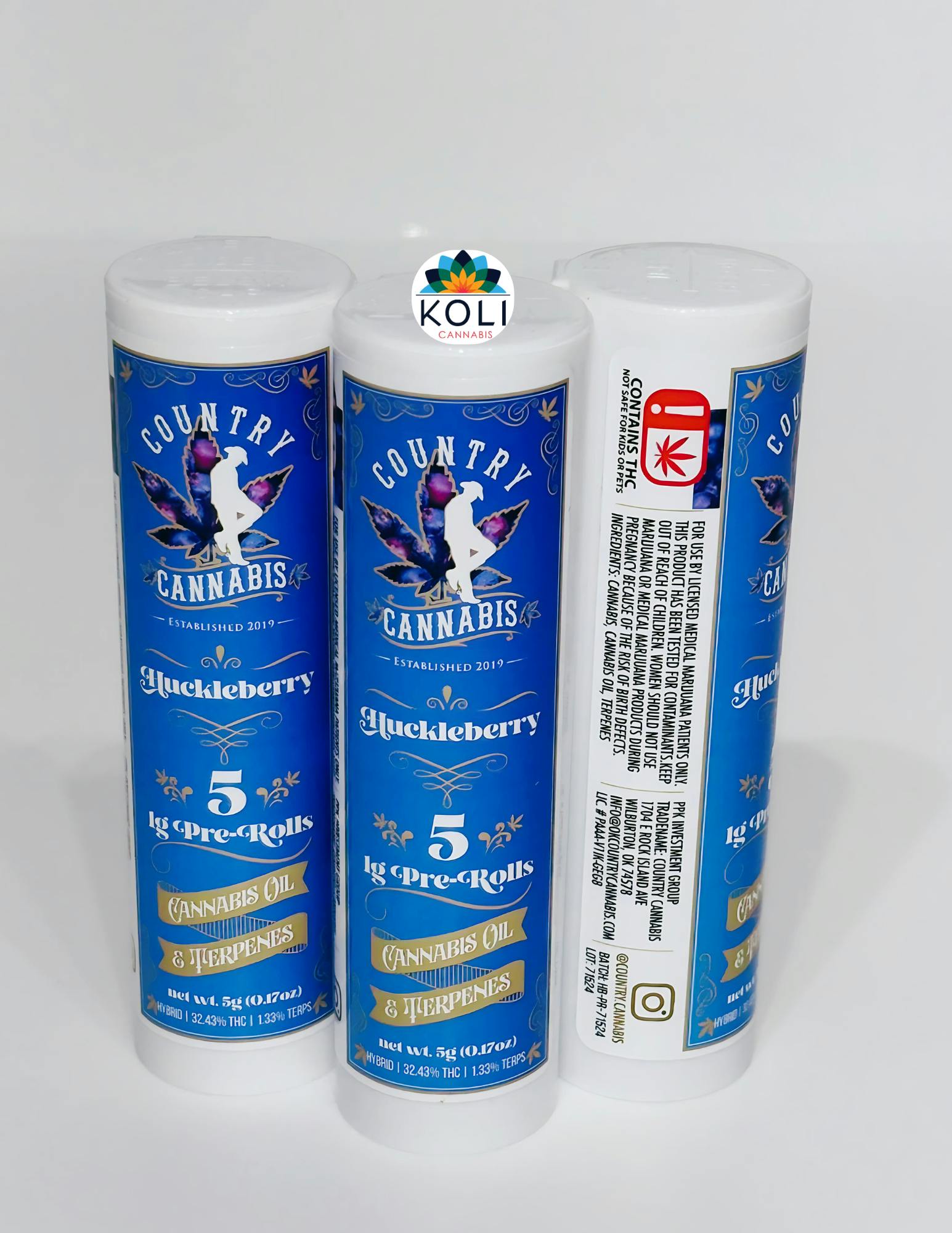 Huckleberry | Infused Pre-Roll | 1G | 5pk
