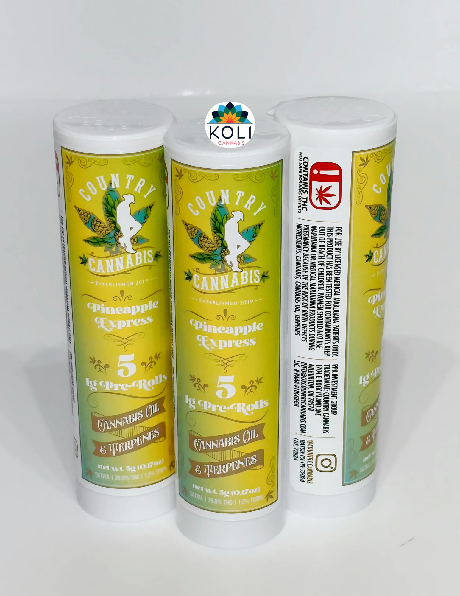 Pineapple Express | Infused Pre-Roll | 1G | 5pk