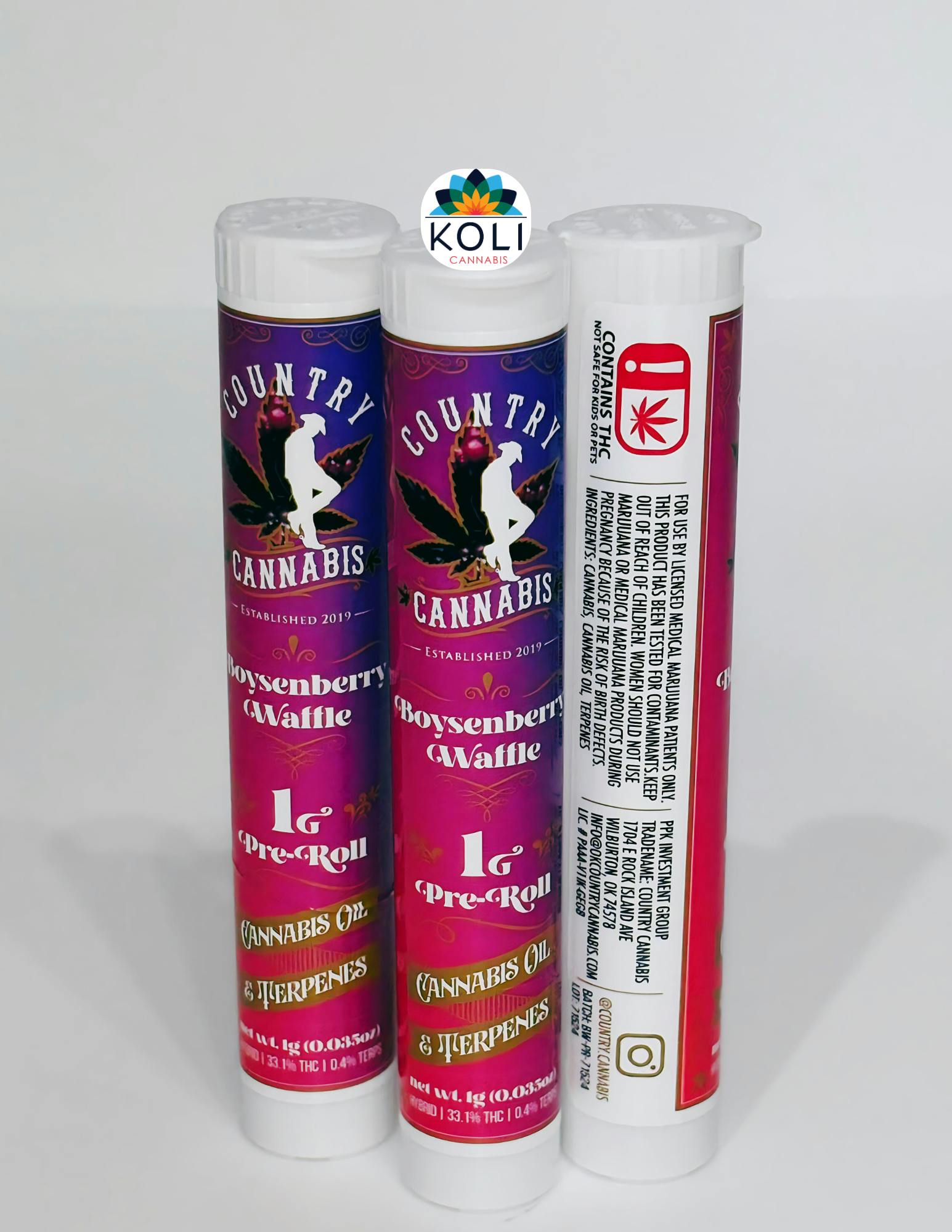 Boysenberry Waffle | Infused Pre-Roll | 1G