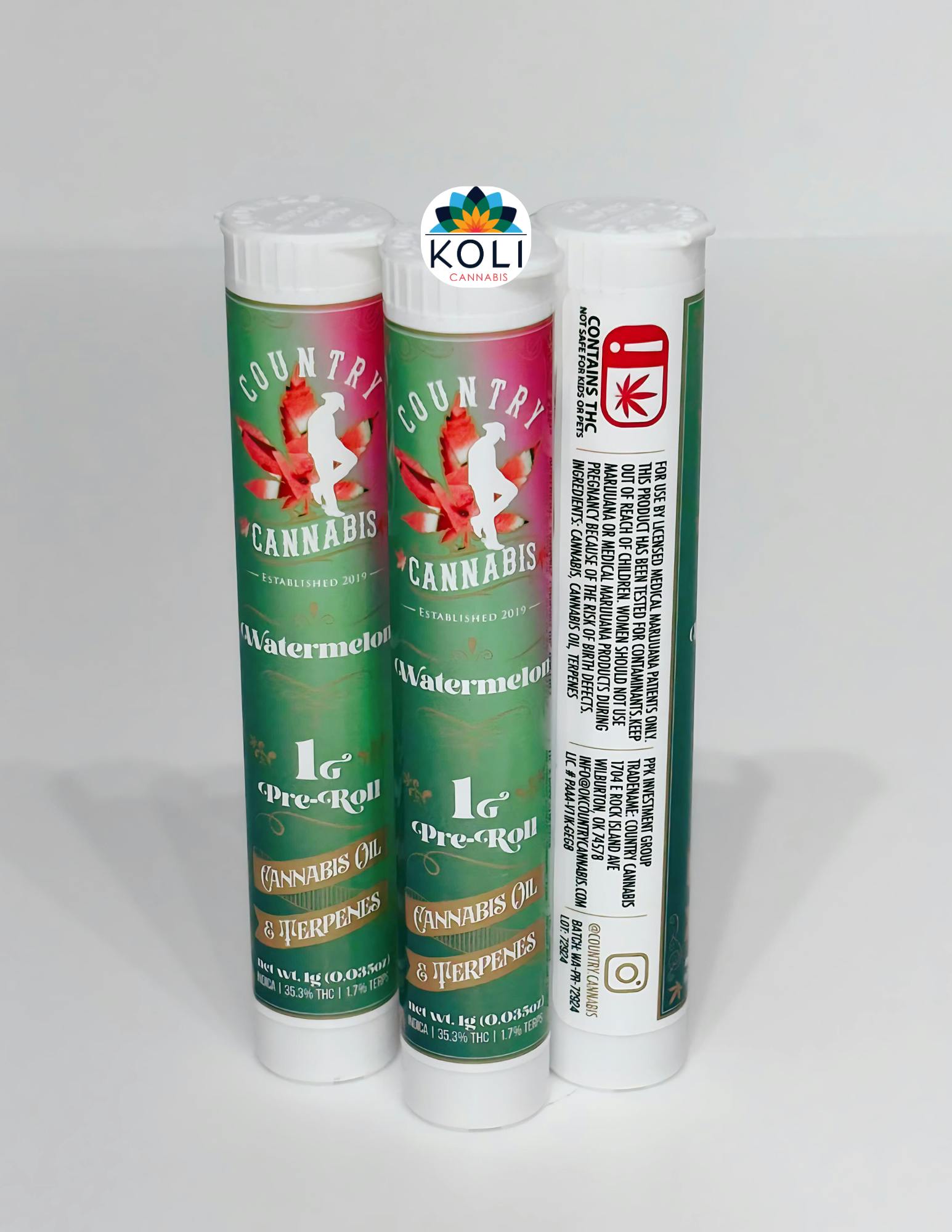 Watermelon | Infused Pre-Roll | 1G