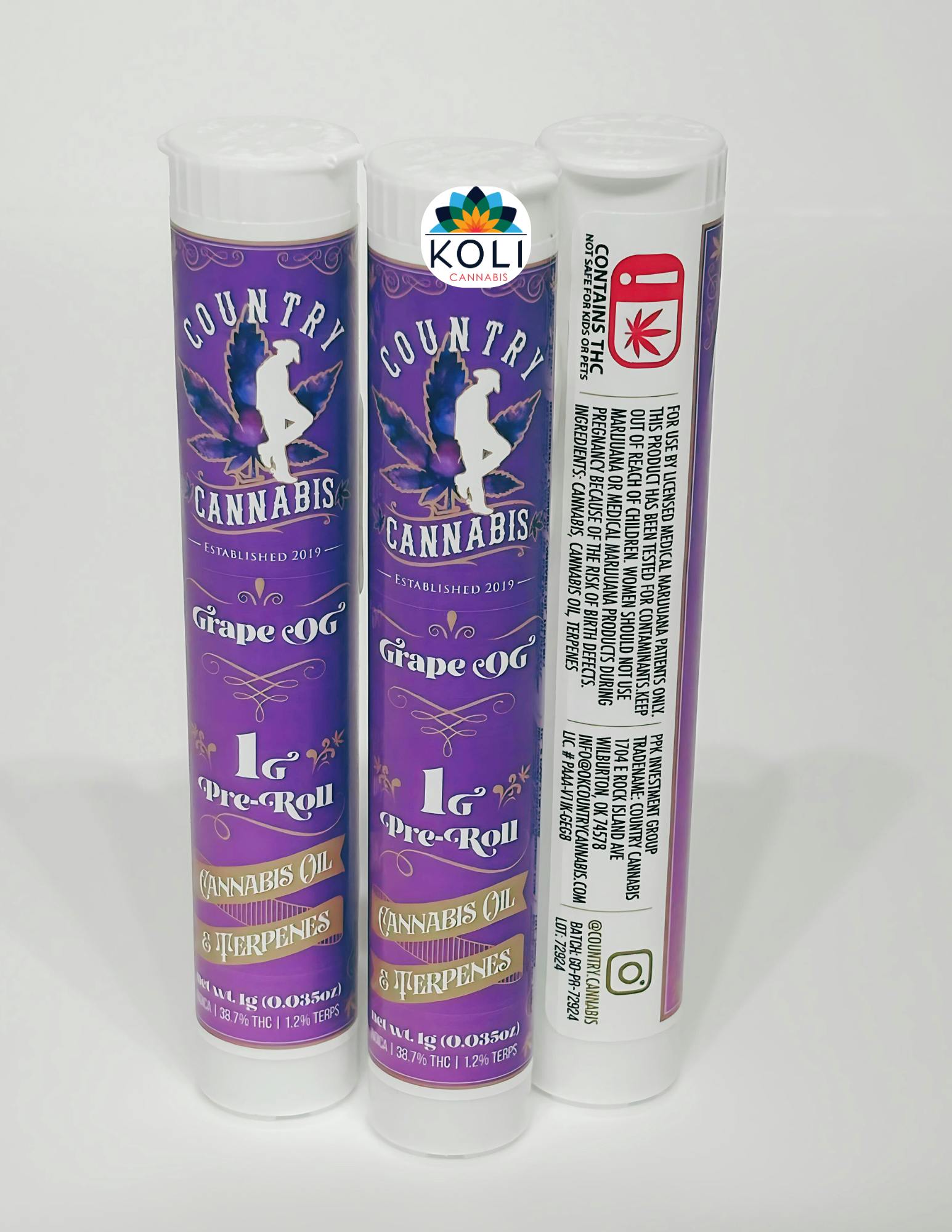 Grape OG | Infused Pre-Roll | 1G