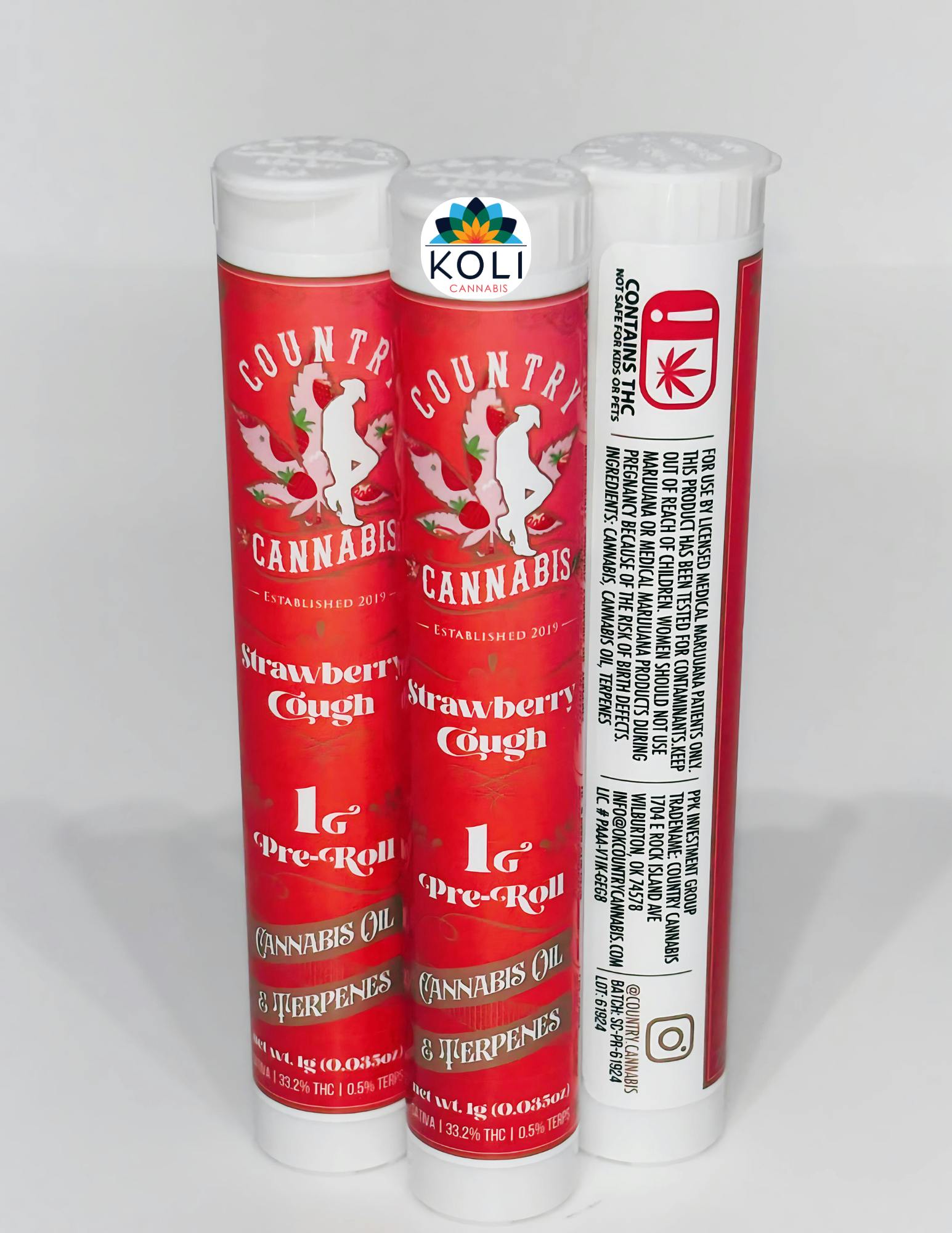 Strawberry Cough | Infused Pre-Roll | 1G