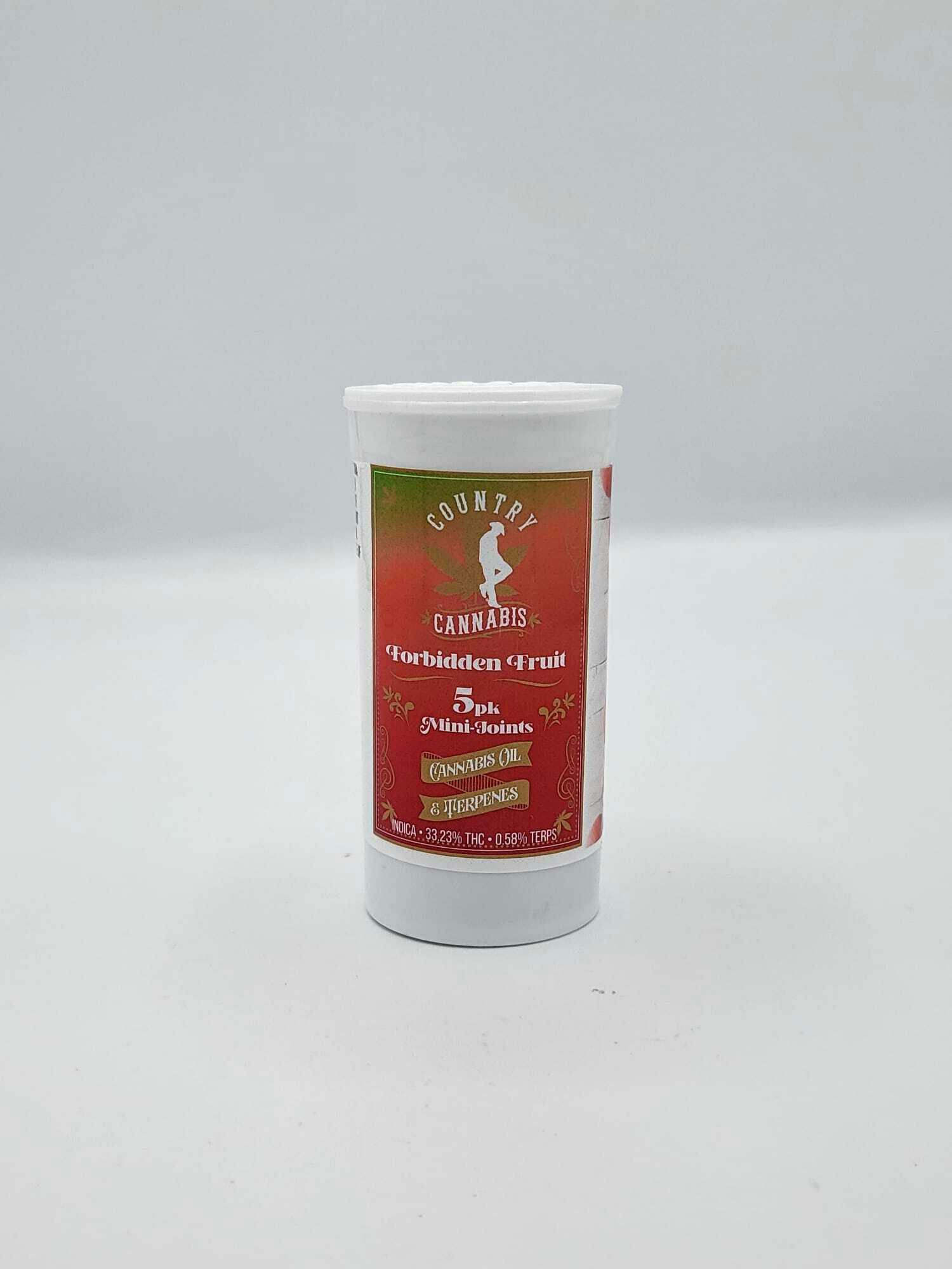 Forbidden Fruit | Mini Infused Pre-Roll | 2G | 5pk by Country Cannabis