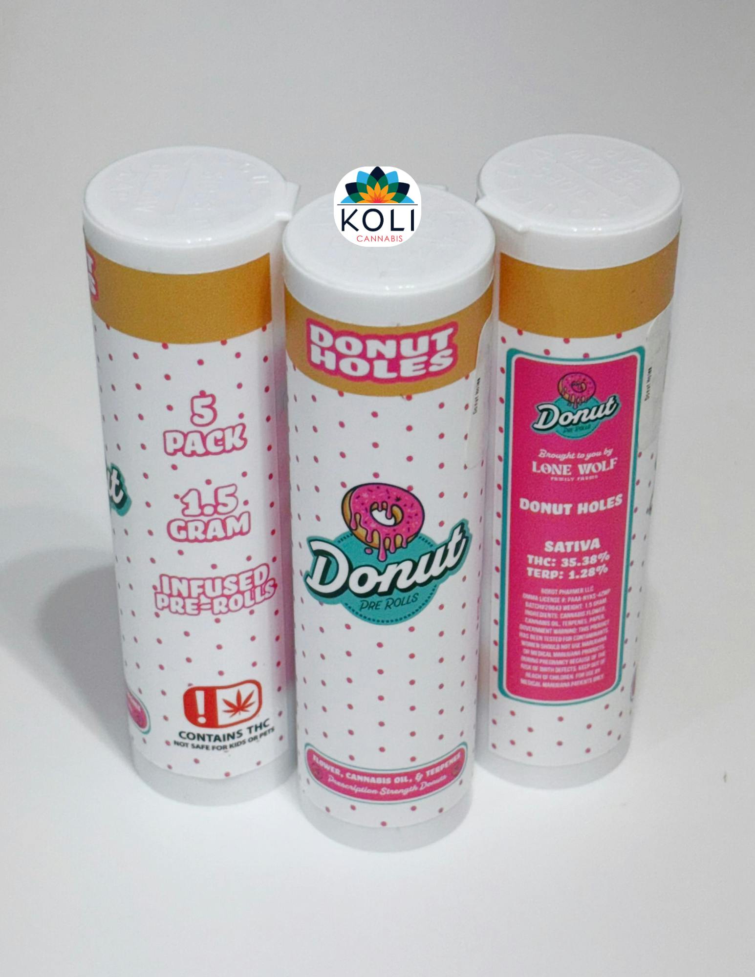 Donut Holes | Infused Joints | 1.5g each | 5pk