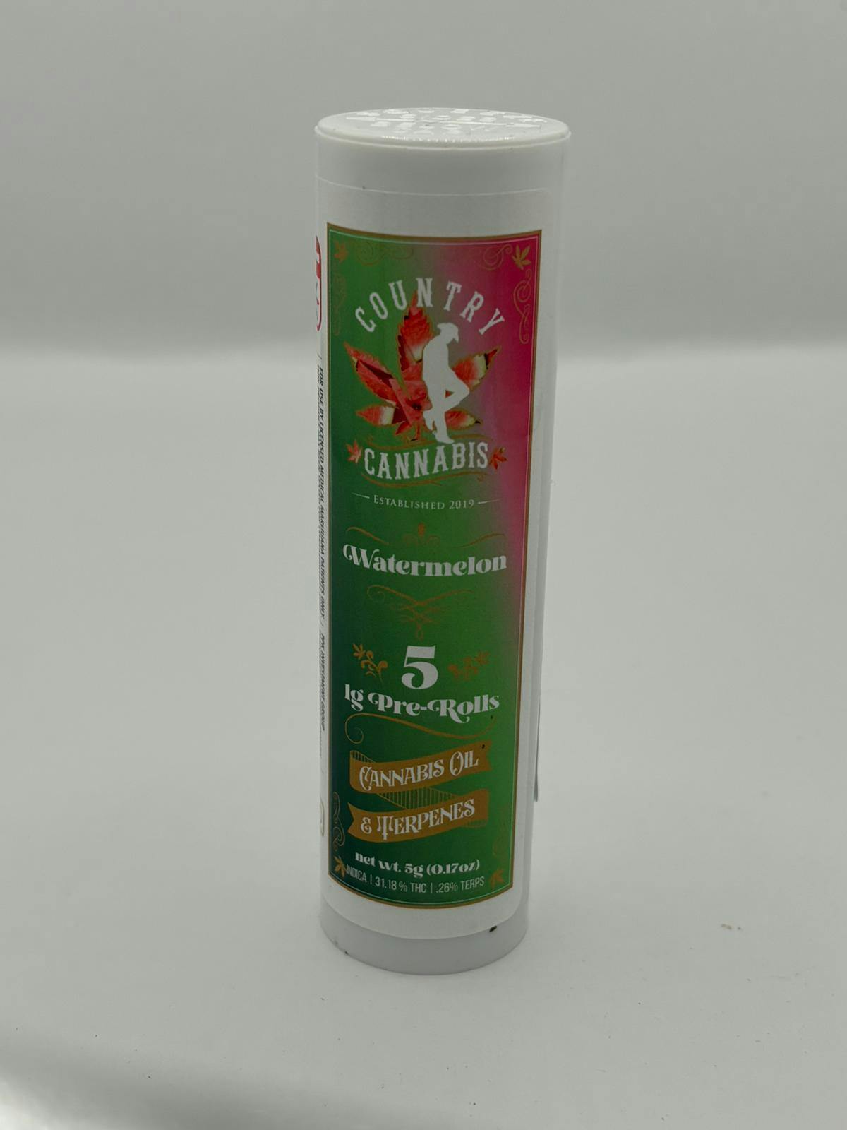 Watermelon | Infused Pre-Roll | 1G | 5pk