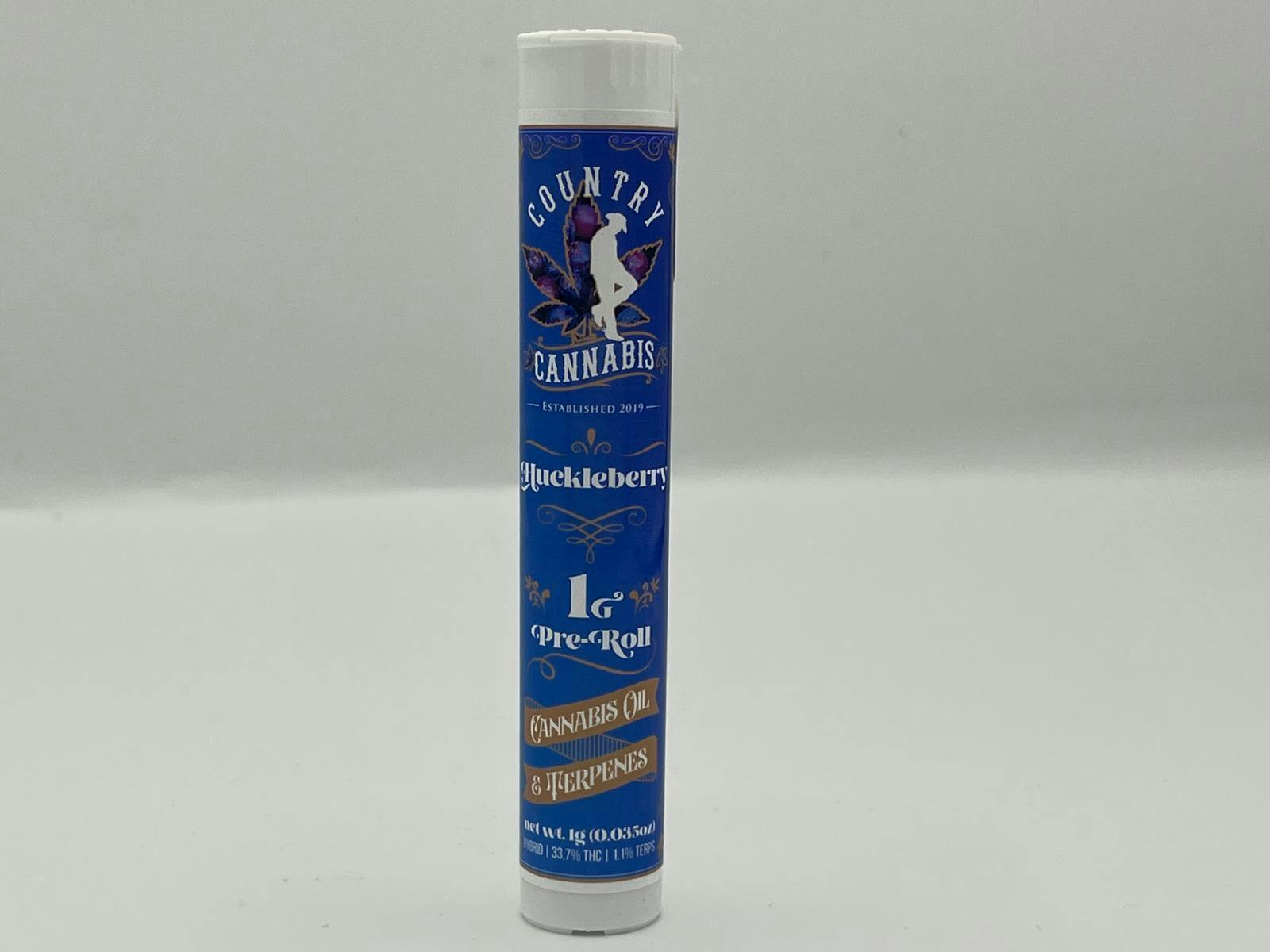 Huckleberry | Infused Pre-Roll | 1G by Country Cannabis