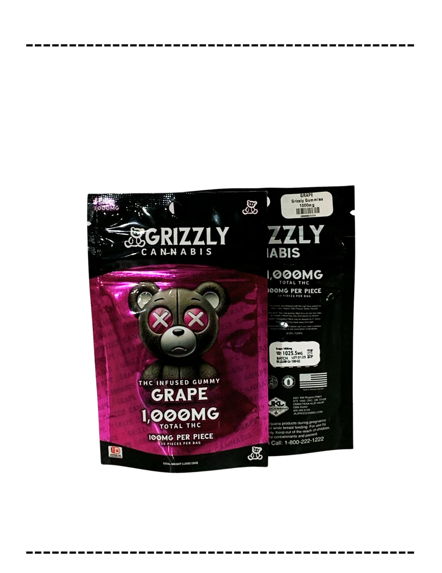 Grape Gummies | Gummies | 10pk | 1000mg/ea