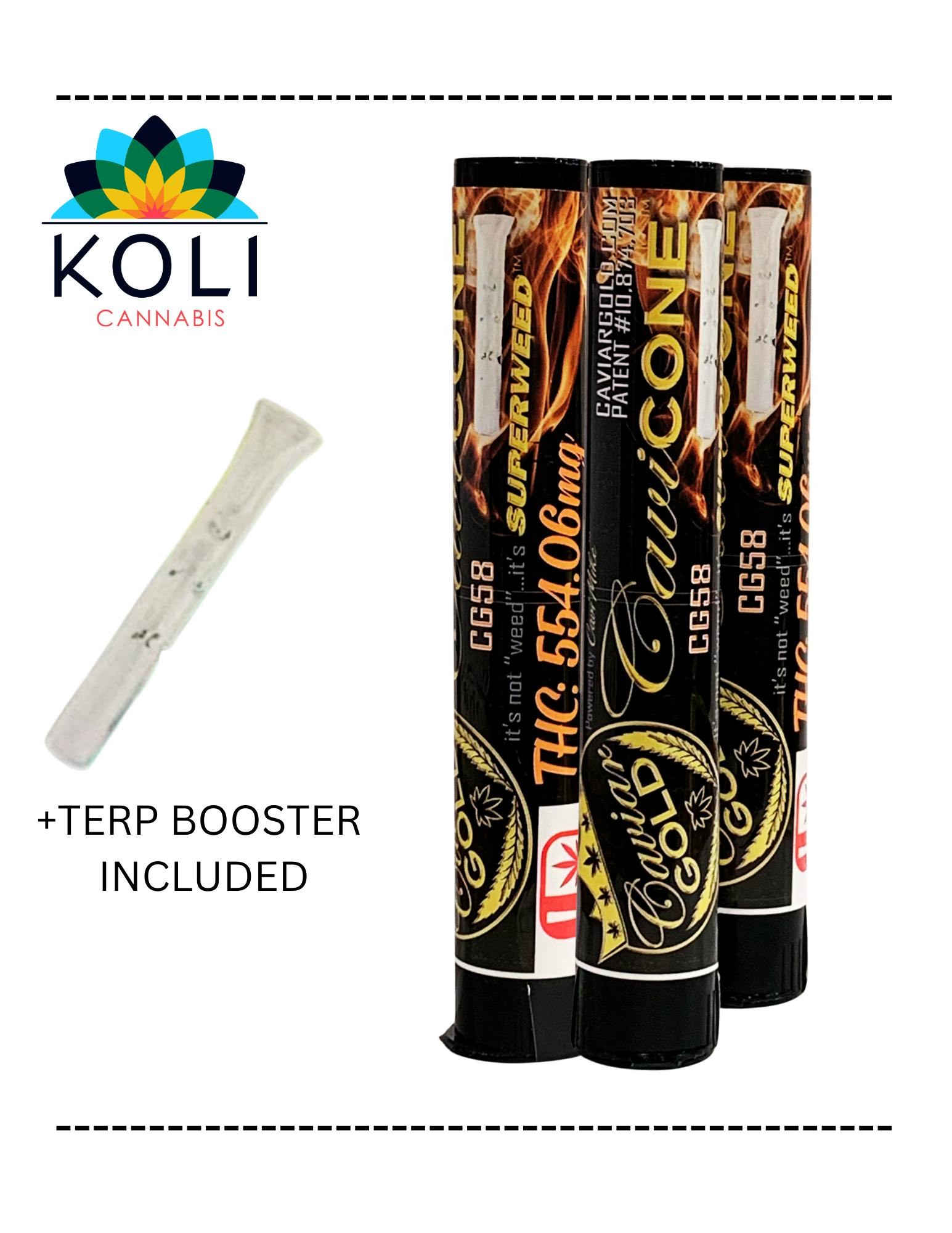 Cavi Cone | Moonrock Infused Preroll | 1.3g | CG58