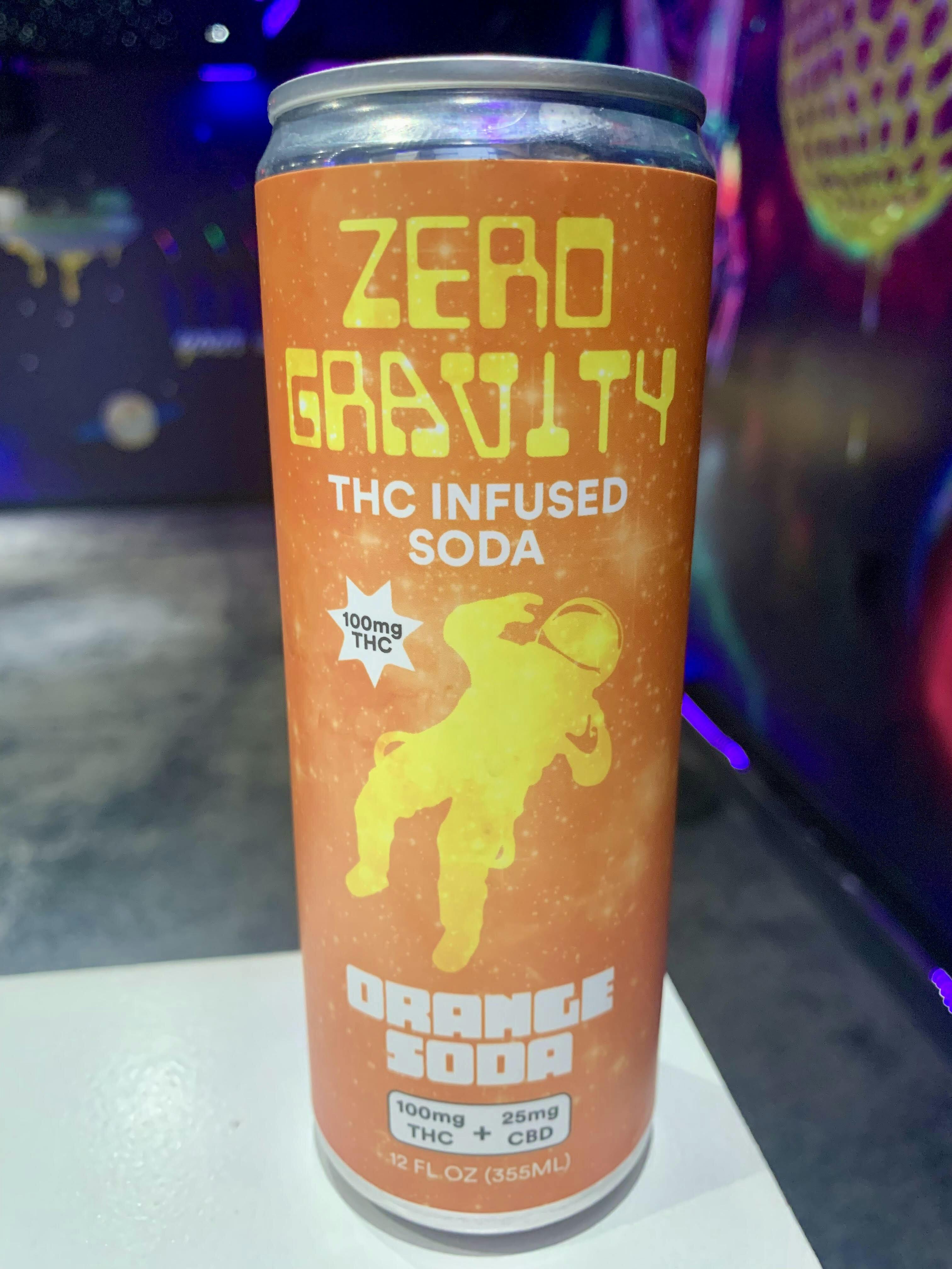 Zero Gravity - Orange Soda (100mg THC + 25mg CBD)