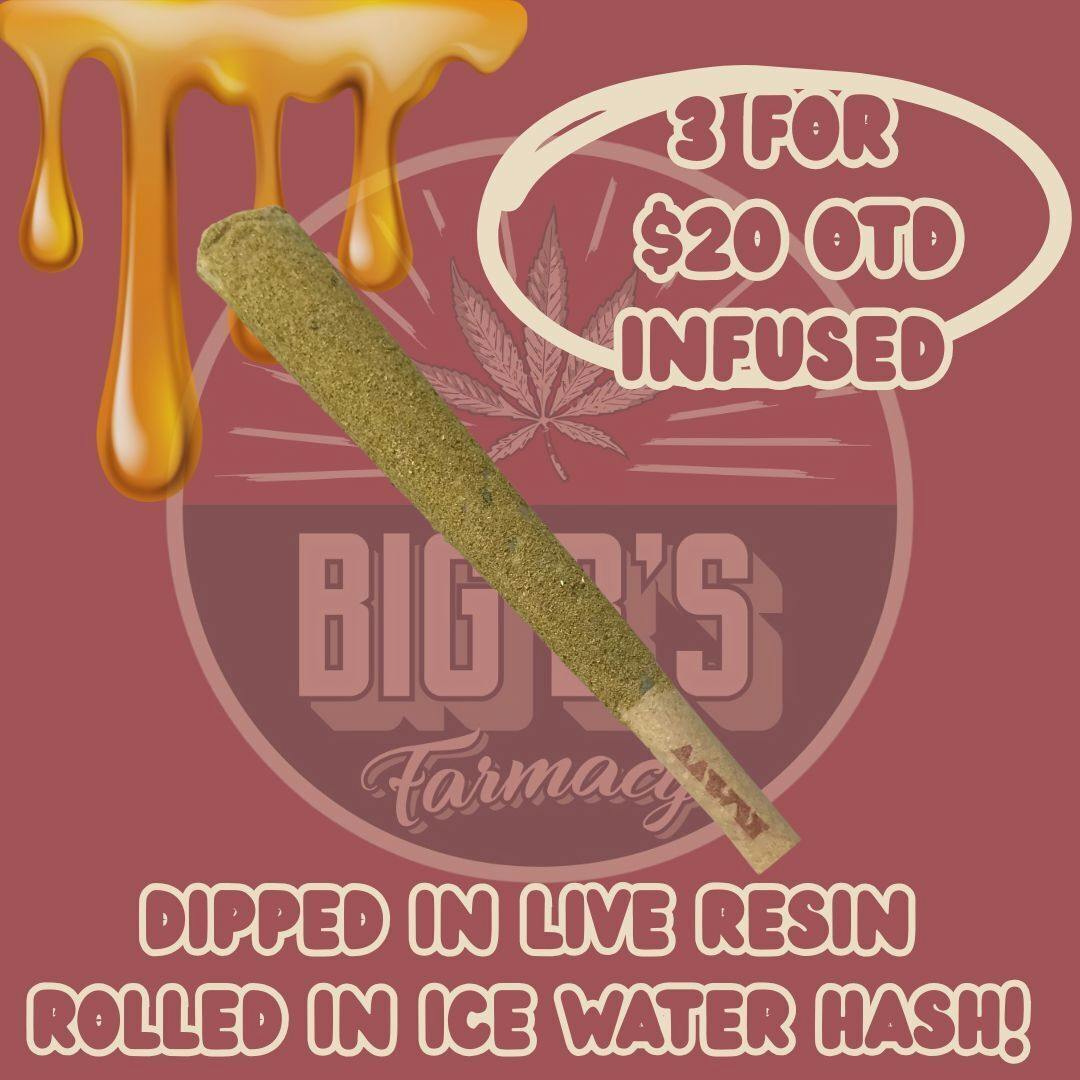 Bubba Kush - Dipped & Rolled - 1g