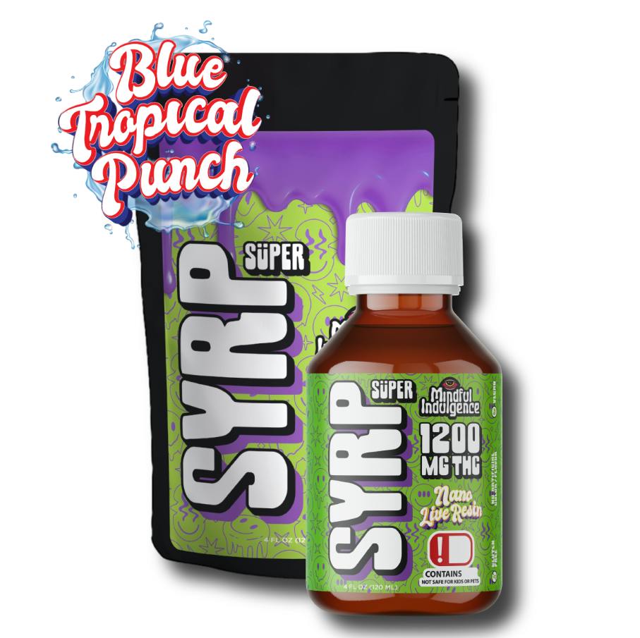 Süper Syrp | Blue Tropical Punch | Mix-in | 1200mg | 120ml