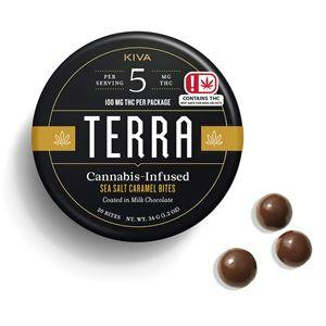 Terra | Milk Chocolate Sea Salt Caramel | 100mg | 20ct | 5mg/ea