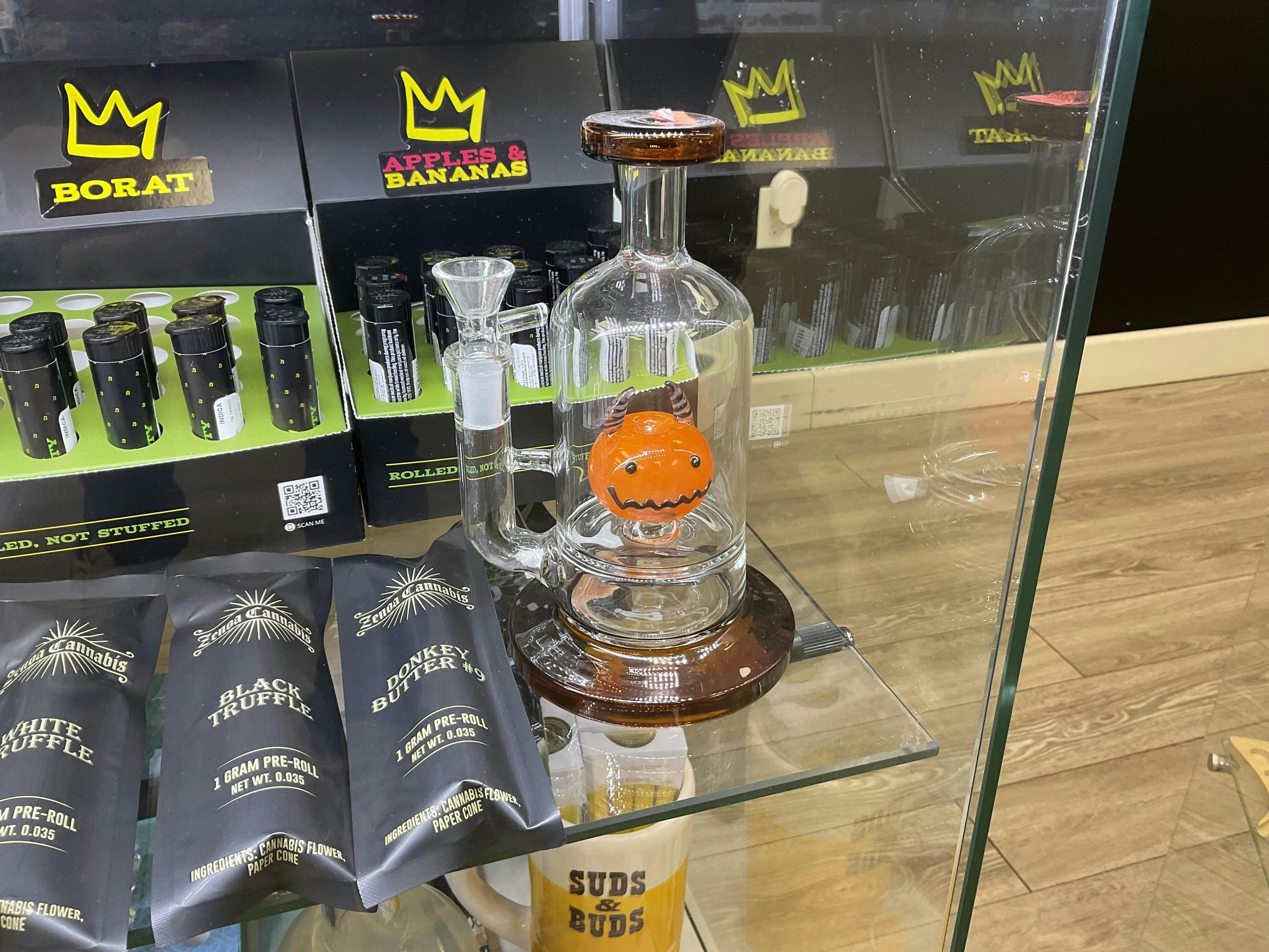 Glass Water Pipe Hallow 2-Glass Water Pipe Hallow 2