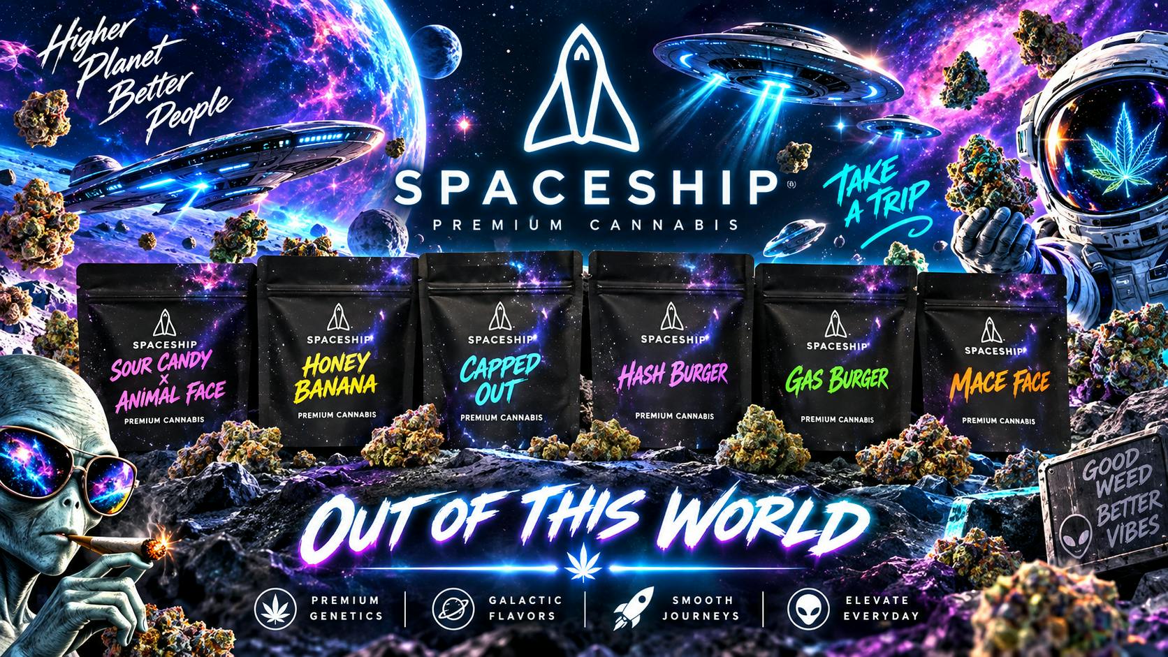 Spaceship - Gas Burger 3.5g