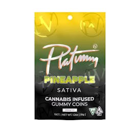 Platinum Vape 200mg Gummies - Pineapple