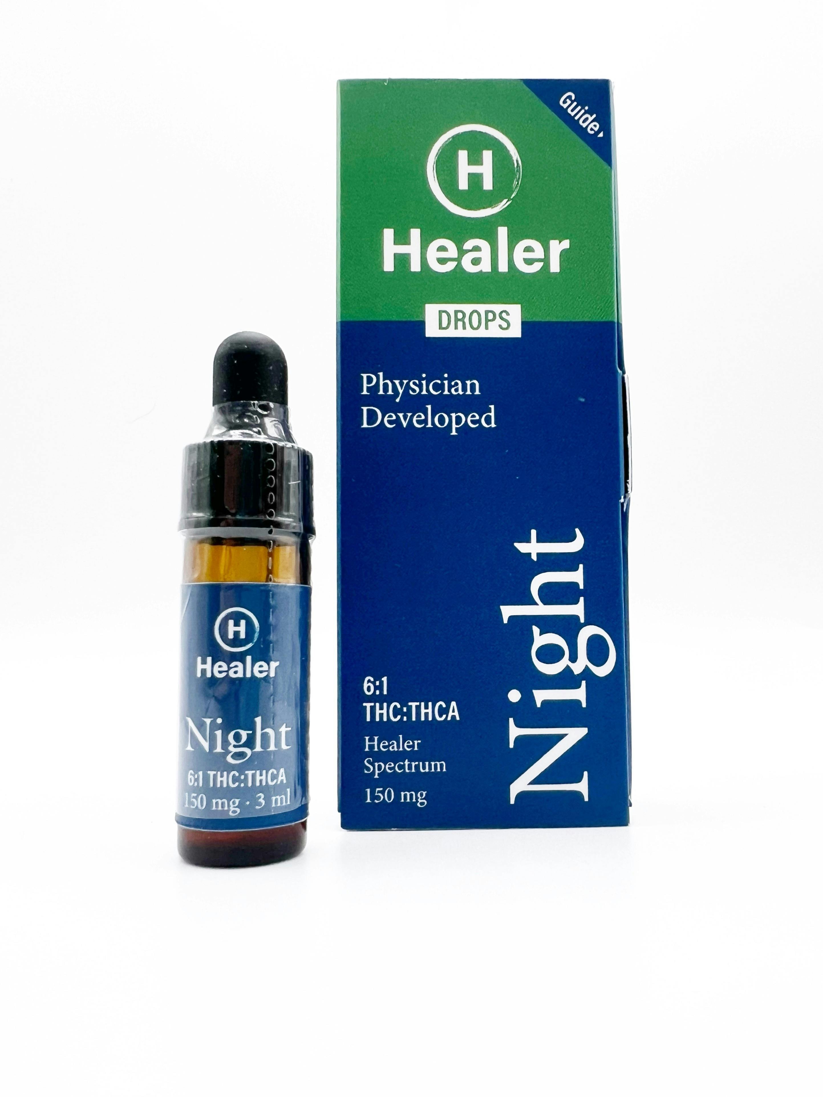 Healer Drops - Night - 6:1 THC:THCA 150mg at Southern Maine Apothecary: Kittery Medical Cannabis