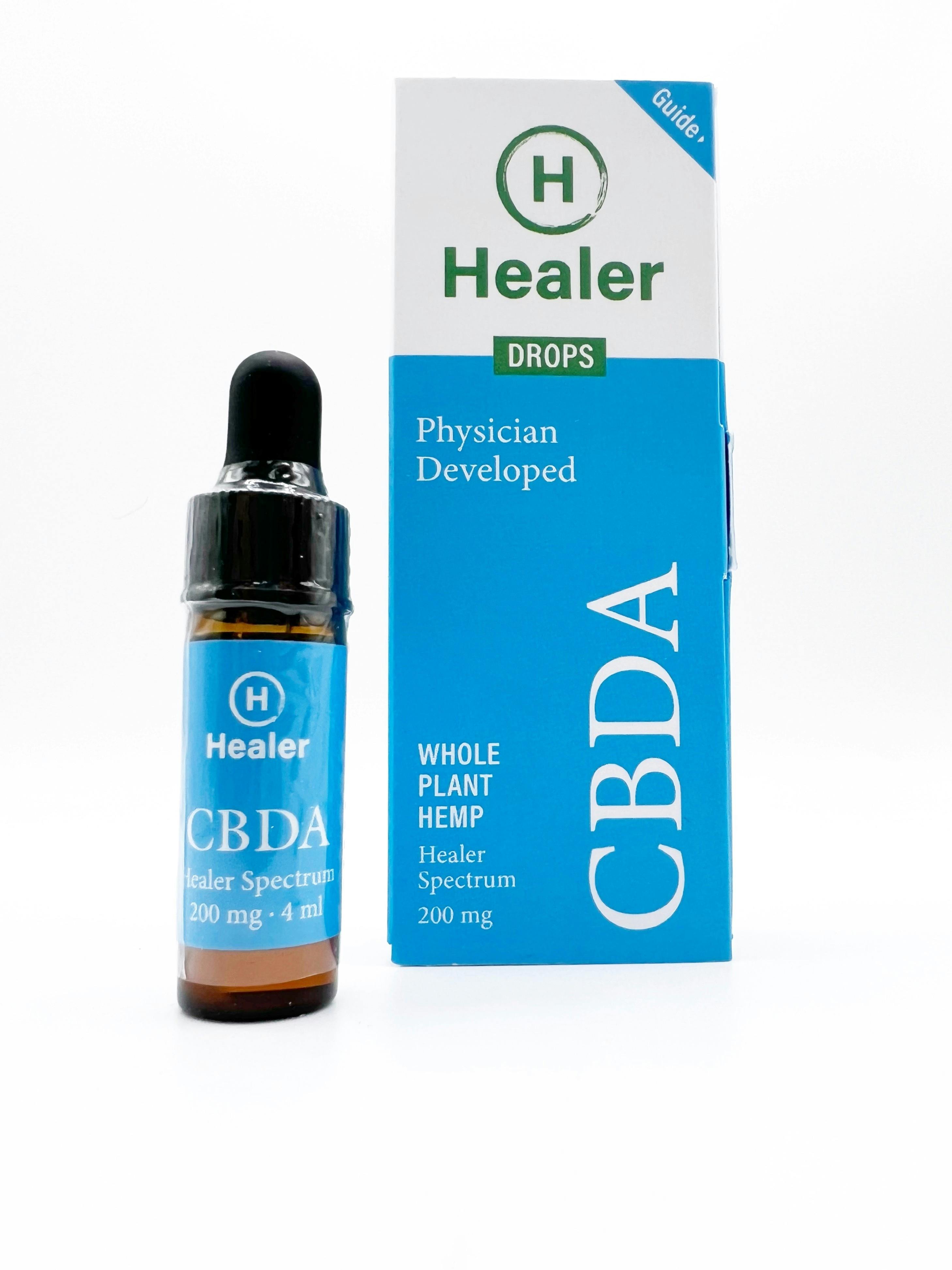 Healer CBDA Drops Tincture 200mg at Southern Maine Apothecary: Kittery Medical Cannabis