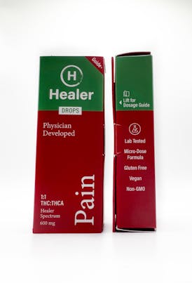 Healer Drops - Pain - 1:1 THC:THCA 600mg