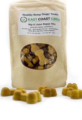 CBD Dog Treats 102mg by East Coast CBD