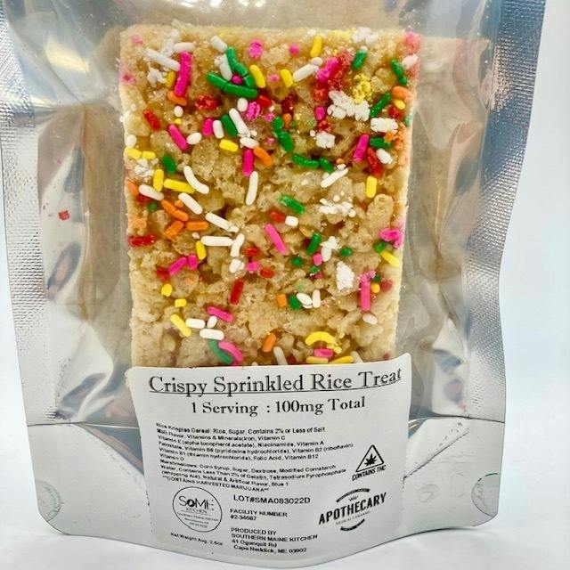 Crispy Sprinkled Rice Treat | Baked Goods | 100mg/ea at Southern Maine Apothecary: Kittery Medical Cannabis
