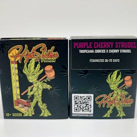 Purple Cherry Strudel Feminized Seeds 10 Pack by High Stiker Farms