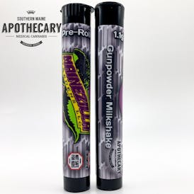 Gunpowder Milkshake Pre Roll 1g by Mainezilla Gardens