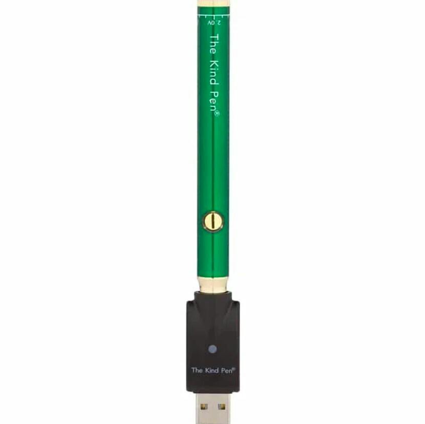 The Kind Pen Variable Voltage Pen Battery 510 Threaded - Green/Gold