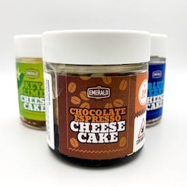 Mini Chocolate Espresso Cheesecake 25mg by Emerald Elevation