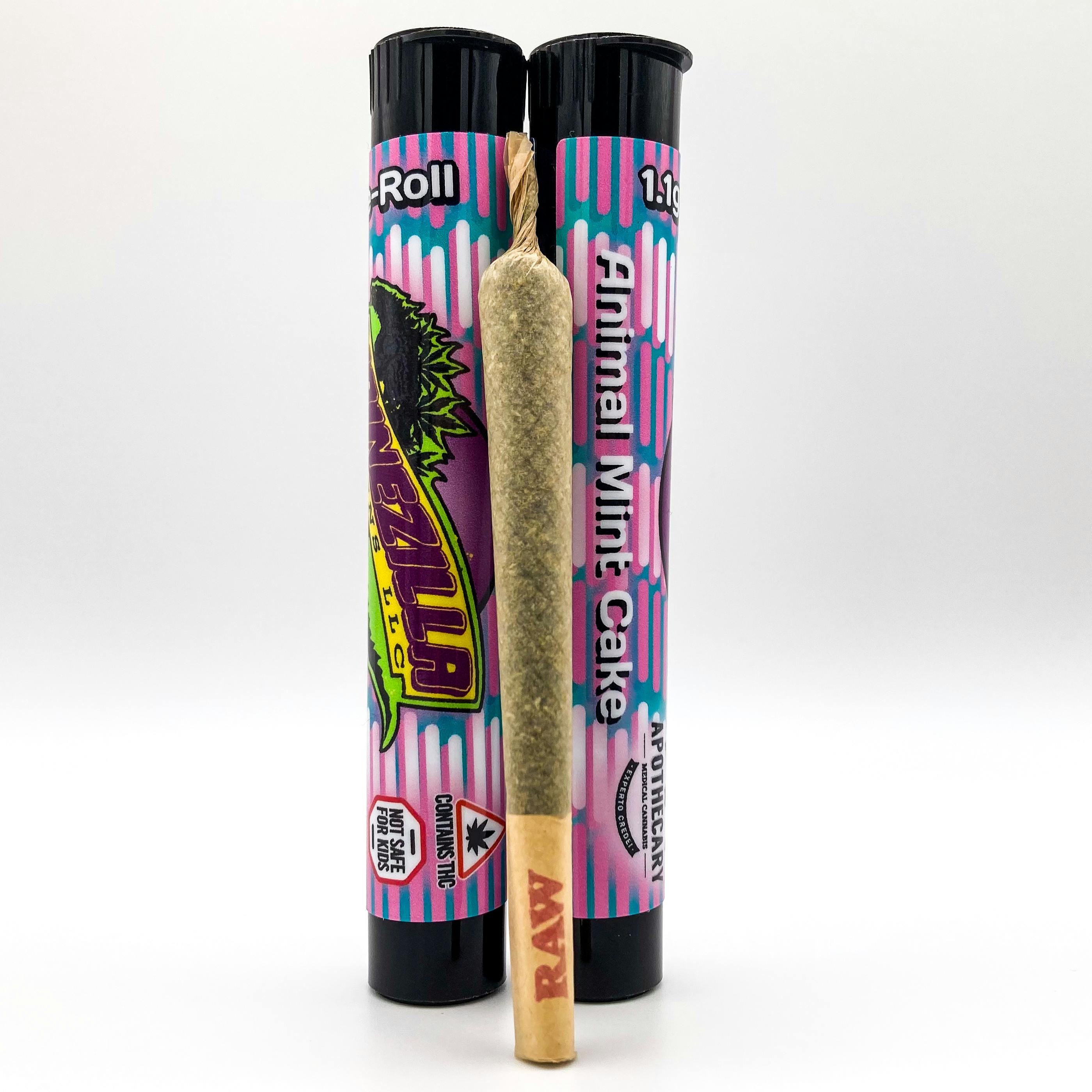Animal Mint Cake Pre Roll 1g by Mainezilla Gardens