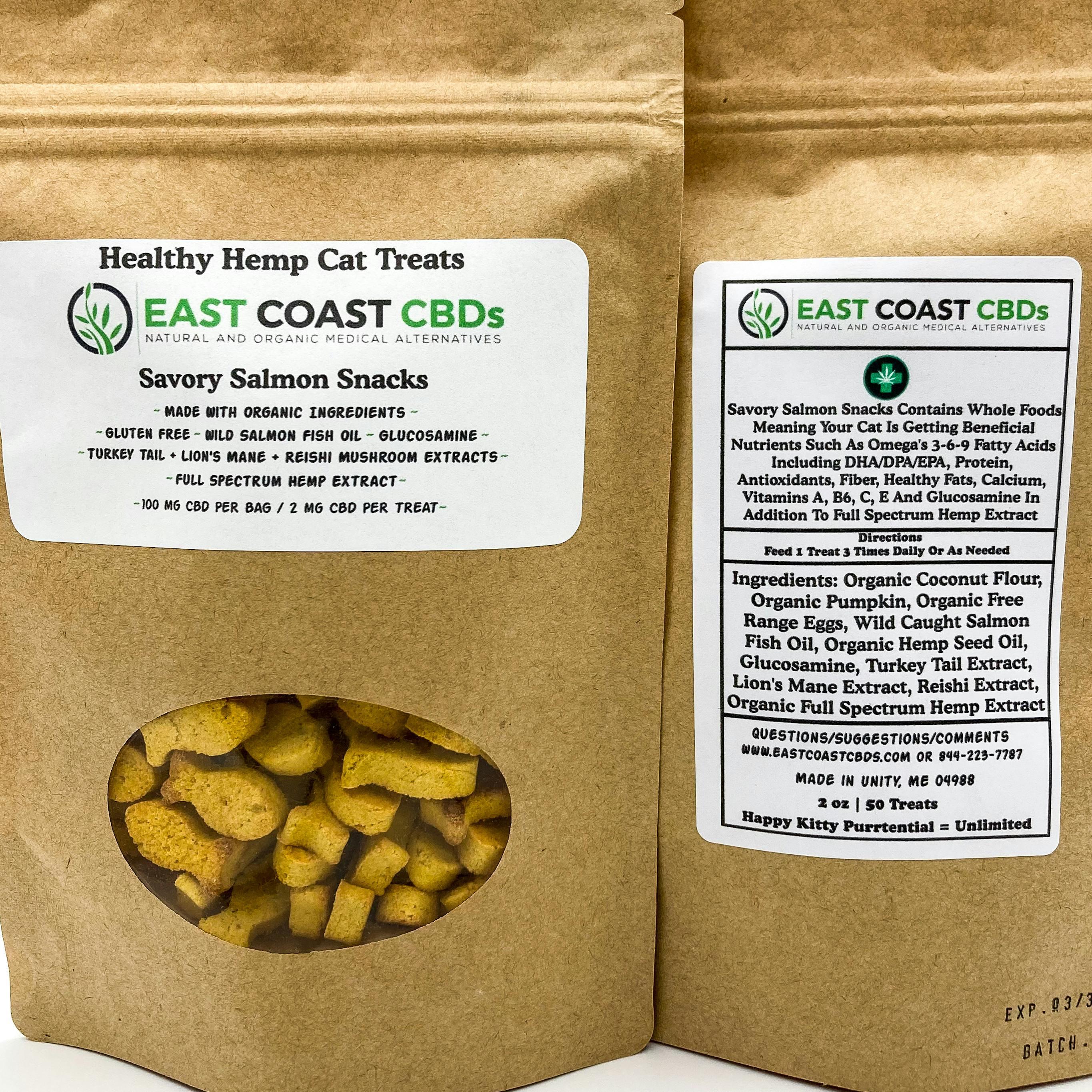 Healthy Hemp Cat Treats 100mg CBD by East Coast CBDs
