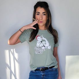 Strong, Beautiful, Stoned T- Shirt