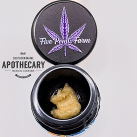 Riptide Rush Organic Live Hash Rosin 1g by Five Points Farm
