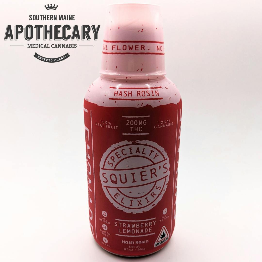 Strawberry Lemonade - 200mg THC Hash Rosin - Ready-To-Drink by Squier's Specialty Edibles
