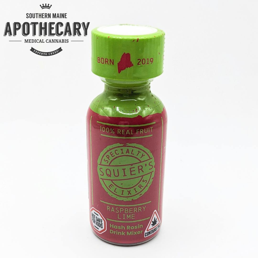 Raspberry Lime - 10mg THC Hash Rosin - Drink Mixer at Southern Maine Apothecary: Kittery Medical Cannabis