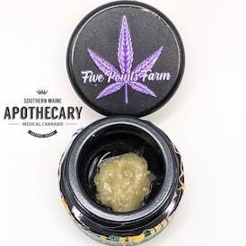 Grape Overload Live Hash Rosin 1g by Five Points Farm