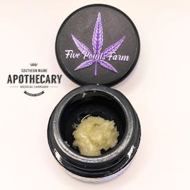 Pie Dough Organic Live Hash Rosin 1g by Five Points Farm