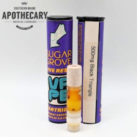Black Triangle Live Resin Cartridge .5g by Sugar Grove