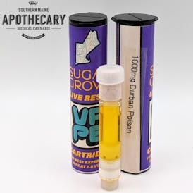 Durban Poison Live Resin Cartridge 1g by Sugar Grove