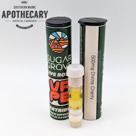 Divine Cherry Live Hash Rosin Cartridge .5g by Sugar Grove
