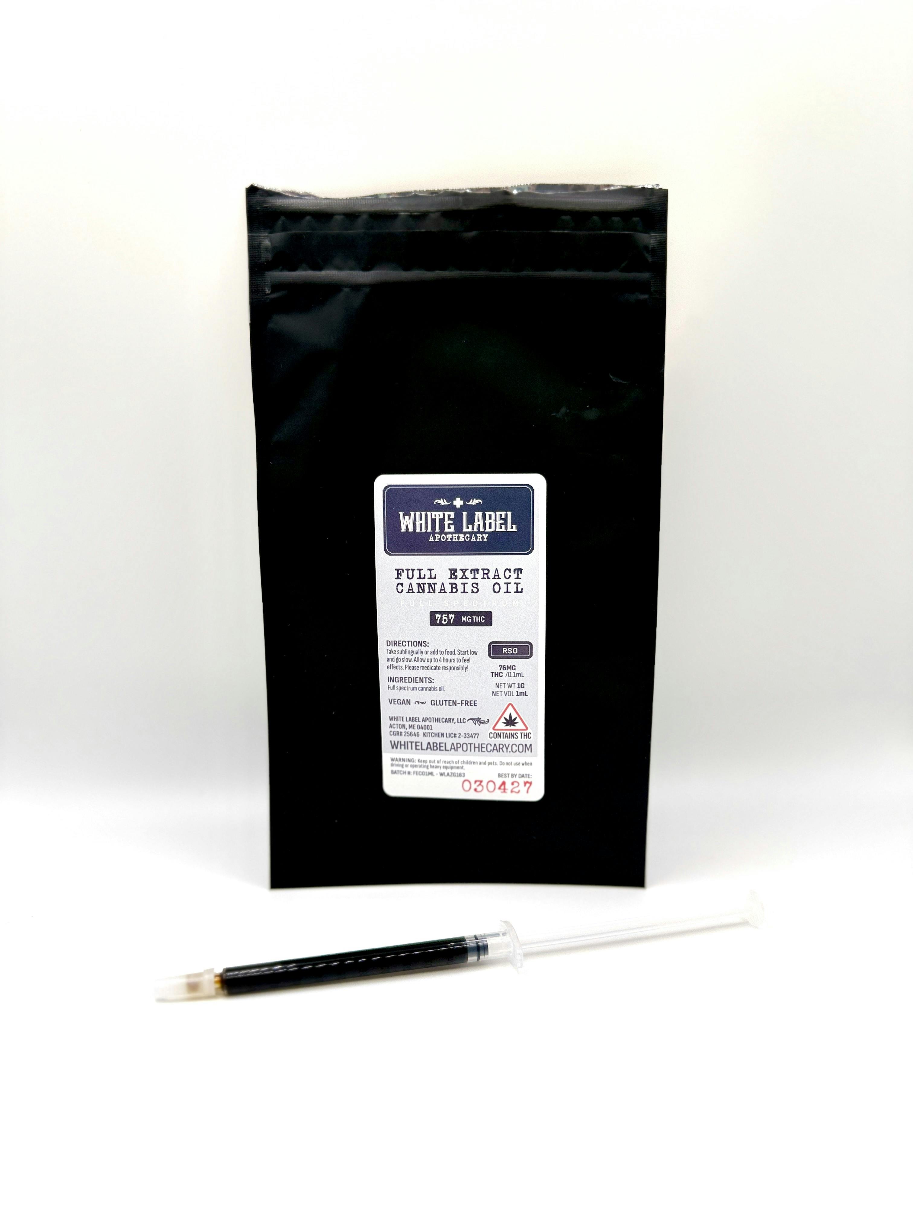 FECO / RSO 1ML at Southern Maine Apothecary: Kittery Medical Cannabis