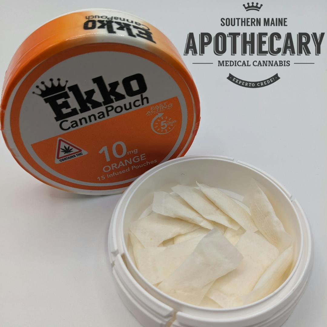 EkkoEssence | CannaPouch | Orange Infused Pouches | 150mg | 15ct | 10mg/ea