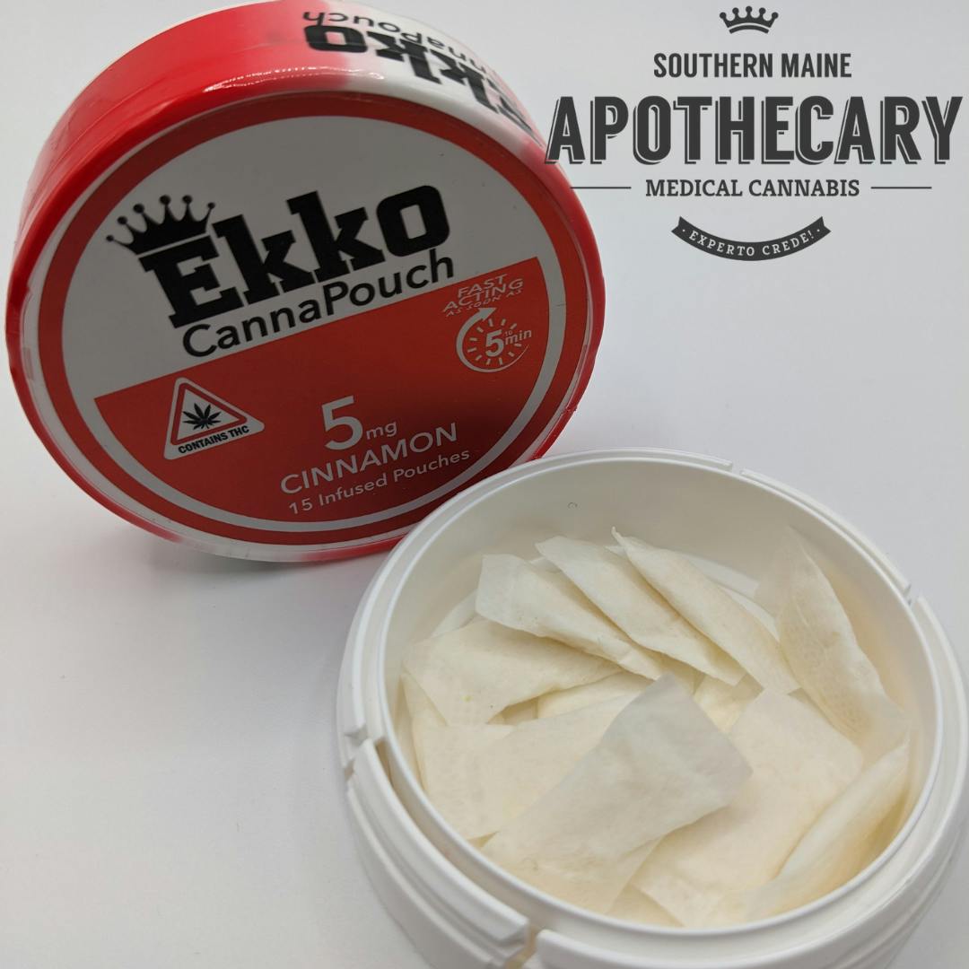 EkkoEssence | CannaPouch | Cinnamon Infused Pouches | 75mg | 15ct | 5mg/ea