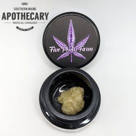 Pink Dough Organic Live Hash Rosin 1g by Five Points Farm