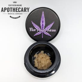 Gas Face Organic Live Hash Rosin 1g by Five Points Farm
