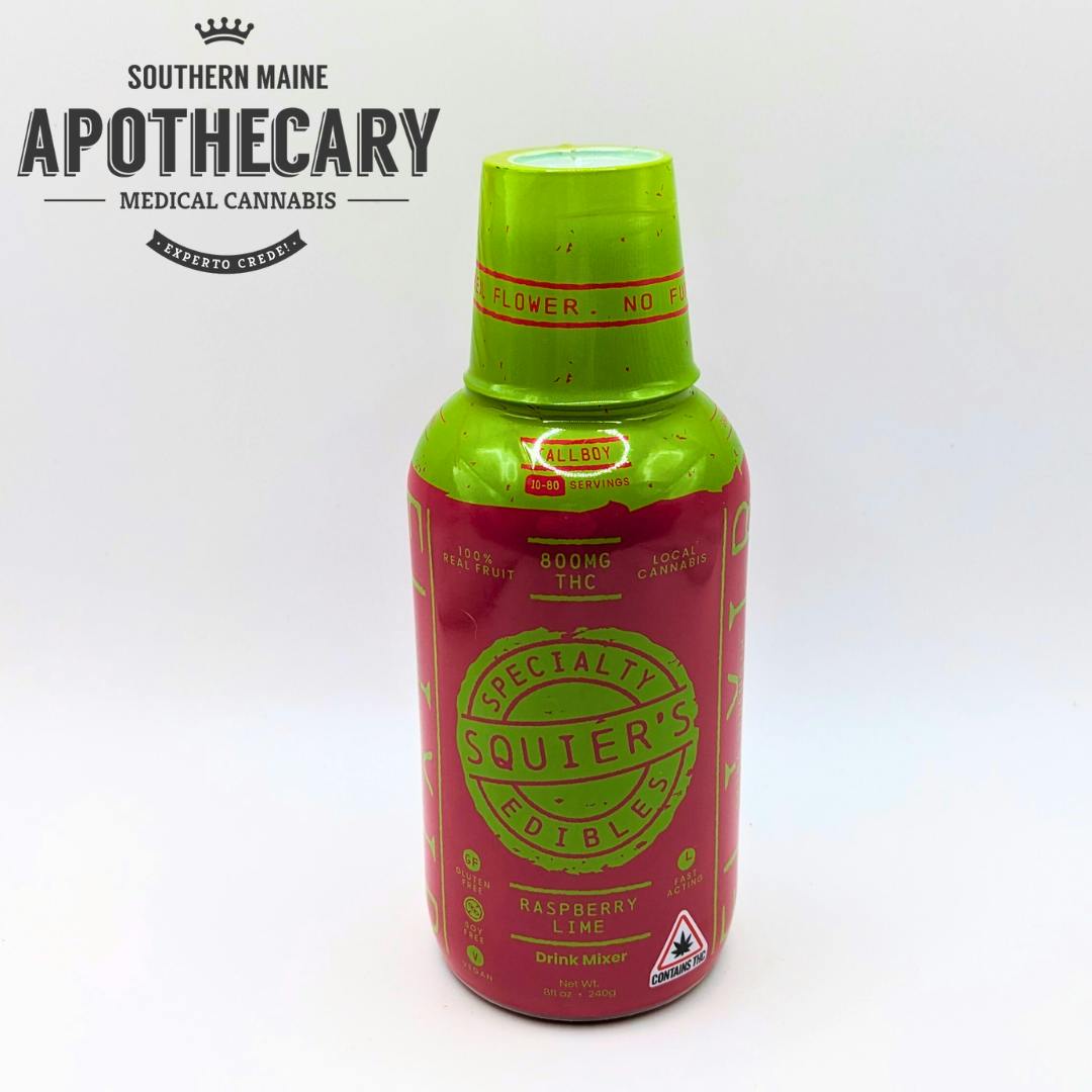 Raspberry Lime Elixir 800mg - Squier's | 800mg/ea by Squier's Specialty Edibles